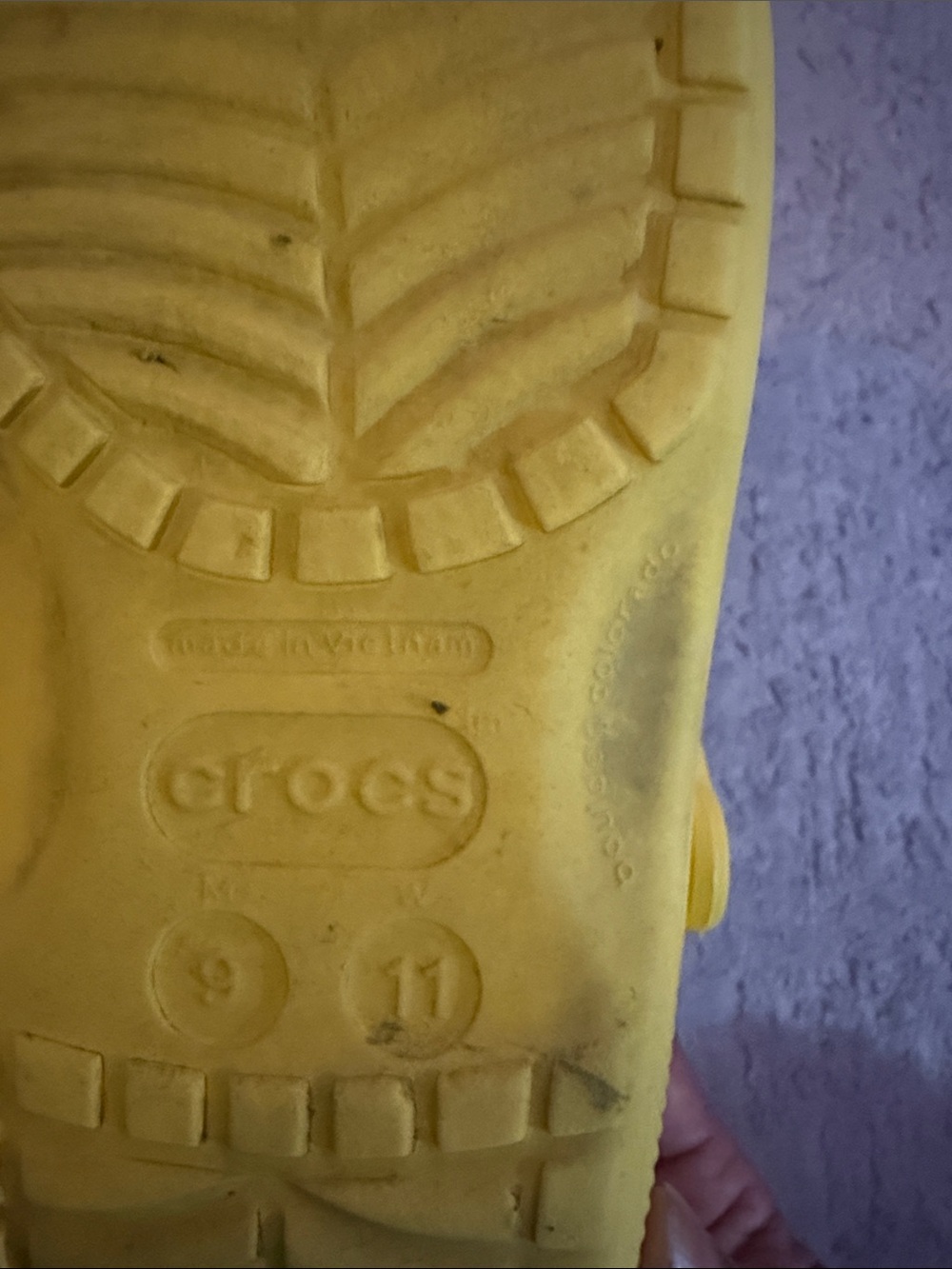 CROCS Yellow Classic Clog Mules - Picture 7 of 7